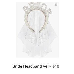 Bride Headband with Veil